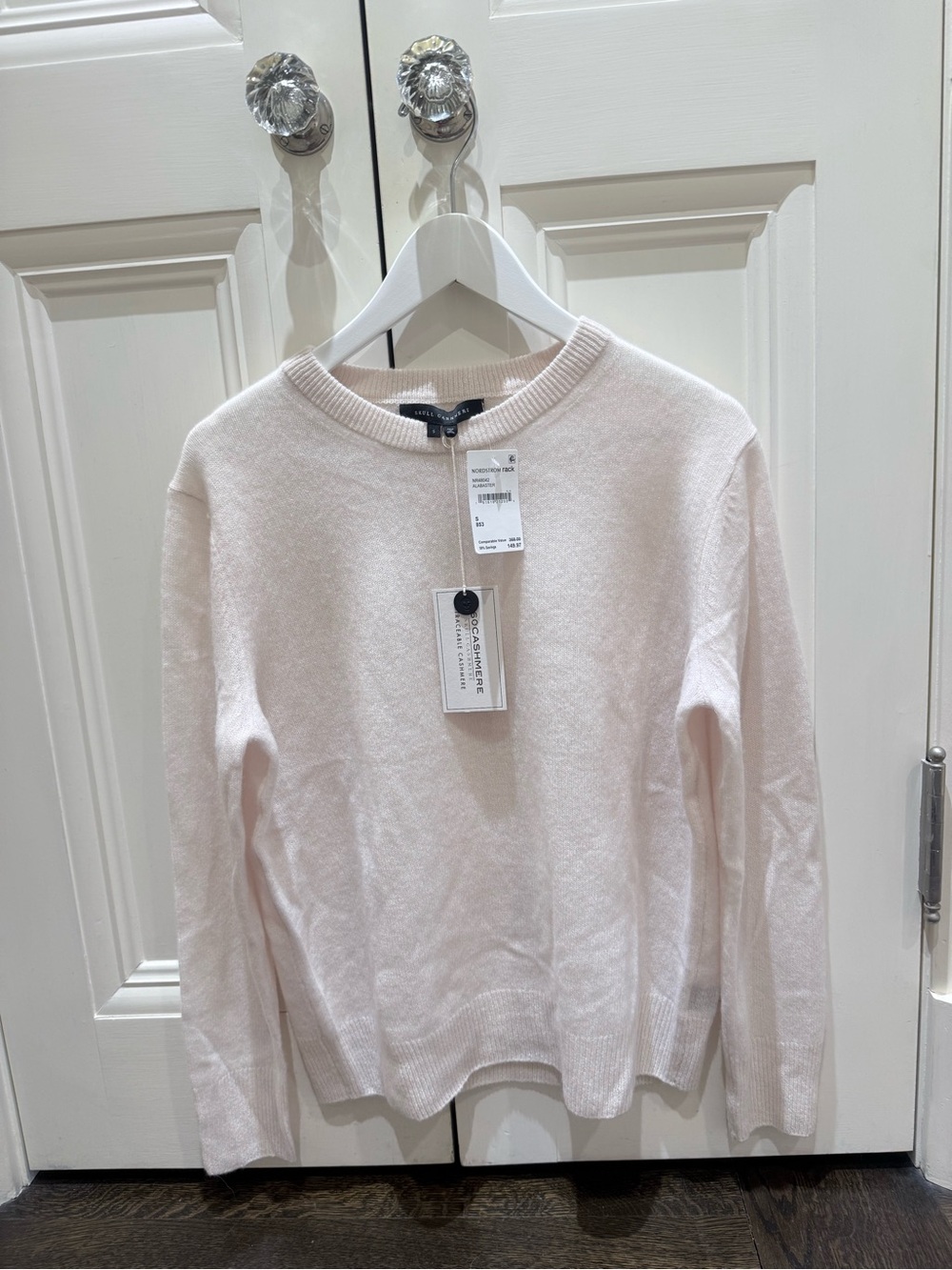 NWT 360 Cashmere Sweater Ivory size small